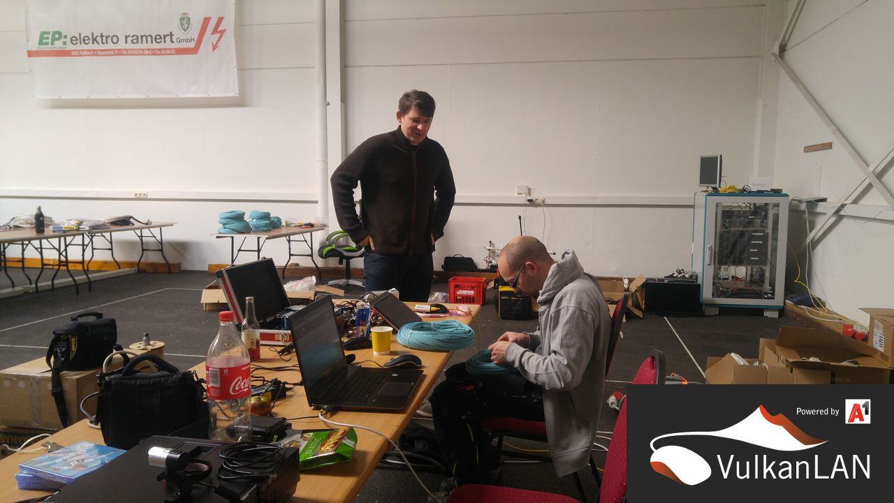 46.VulkanLAN Aufbau Tag3 20181024 100949